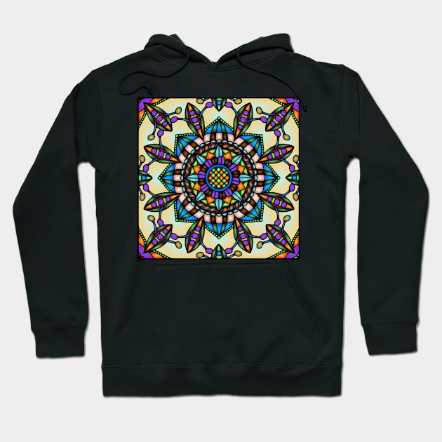 Star Mandalas 252 (Style:2) Hoodie by luminousstore